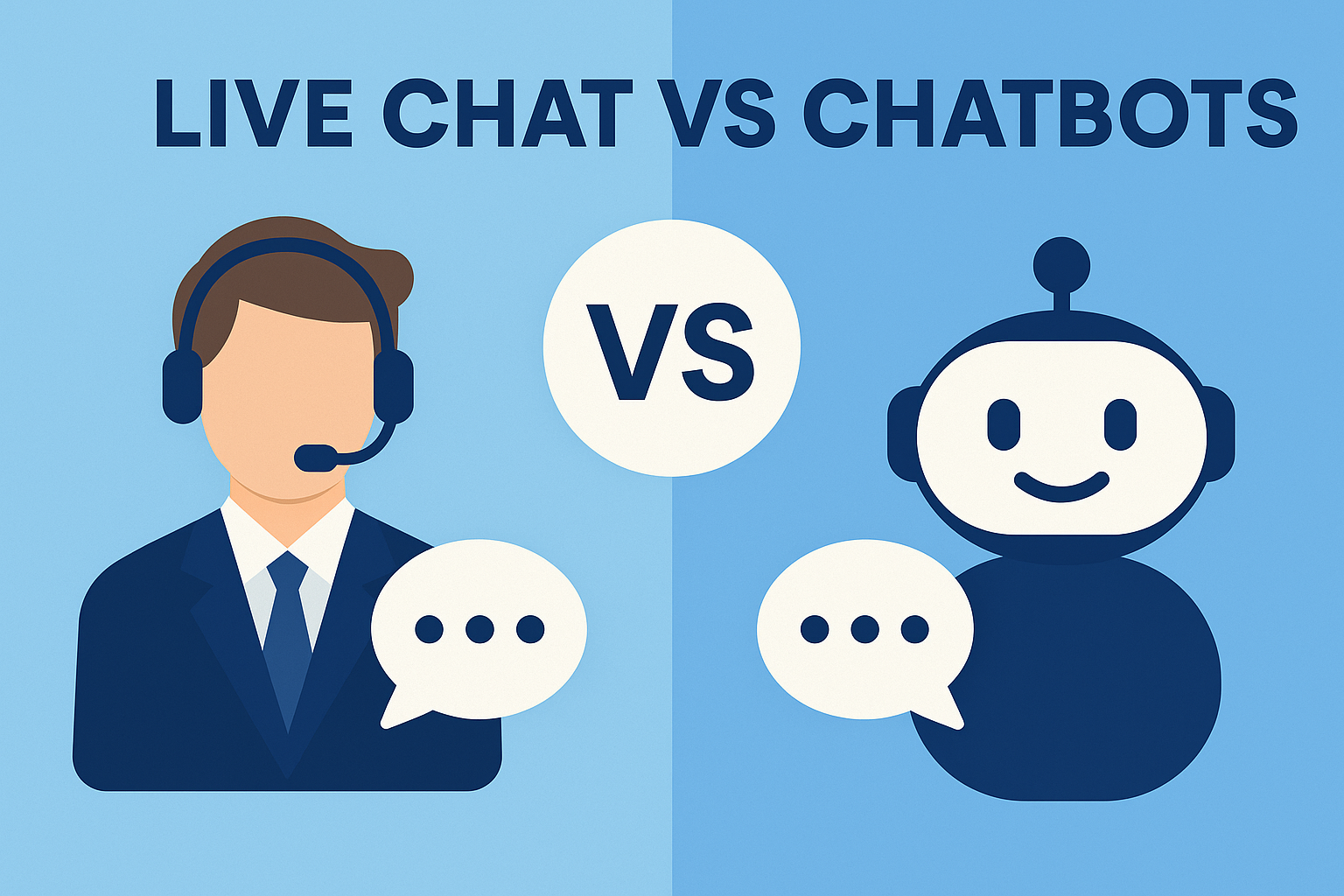 Live Chat vs Chatbots