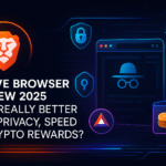 Brave Browser 2025 review highlighting privacy features, speed performance, and crypto rewards