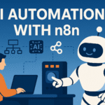 AI automation with n8n connecting multiple services including Gmail, Slack, and OpenAI for seamless workflow integration