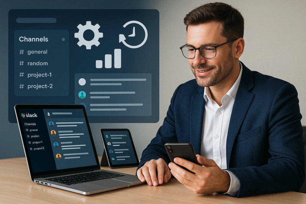How to use slack