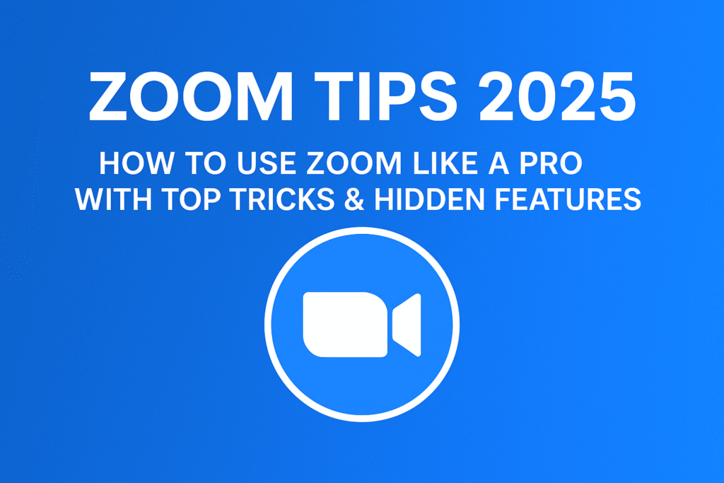 Zoom tips 2025