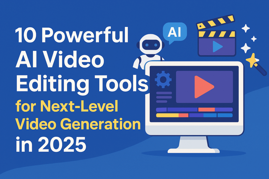 AI video editing tools 2025