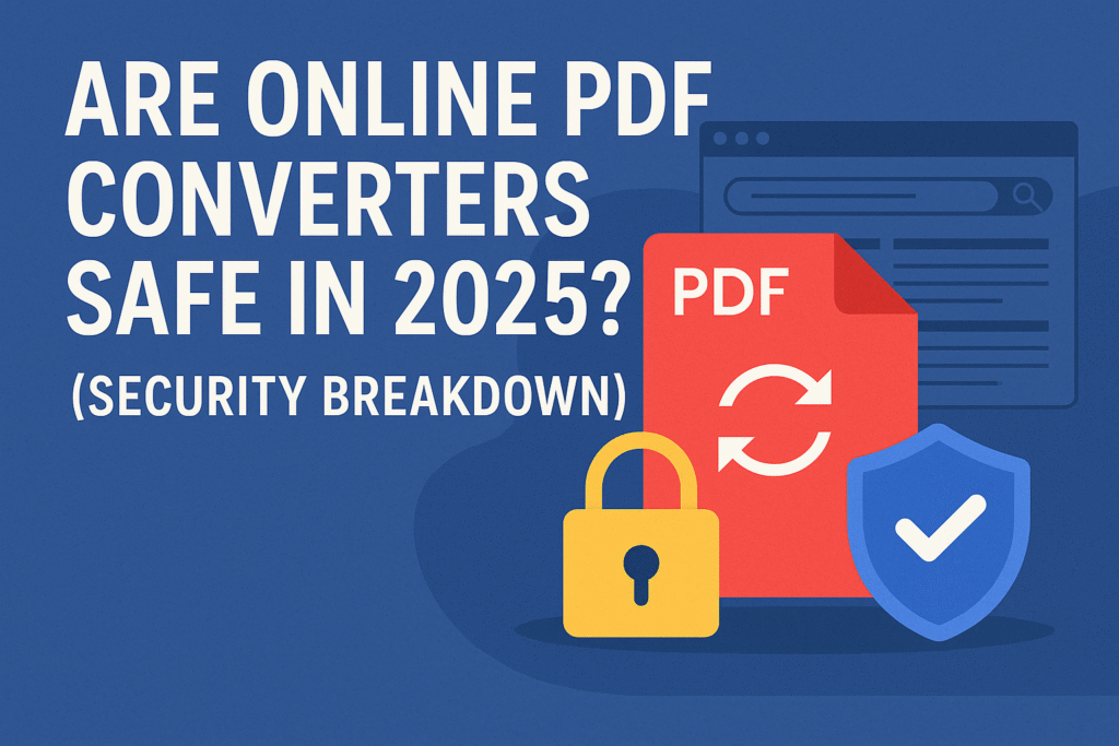 Are Online PDF Converters Safe in 2025