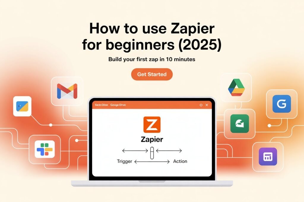 How to Use Zapier for Beginners (2025 Guide) – Build Your First Zap in 10 Minutes